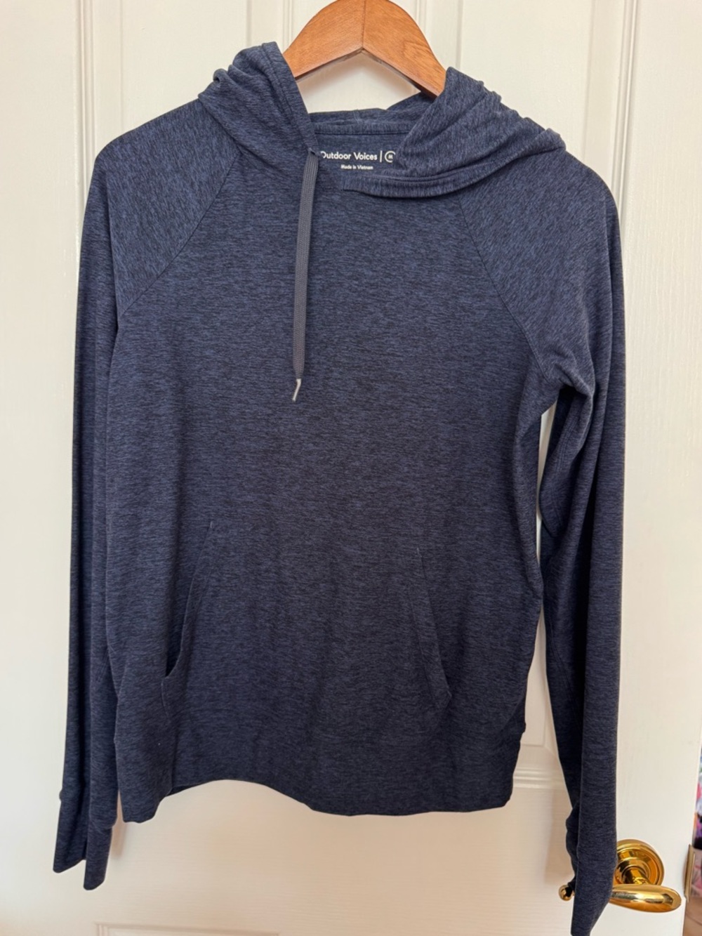 Outdoor Voices Dark Navy Pullover Hoodie